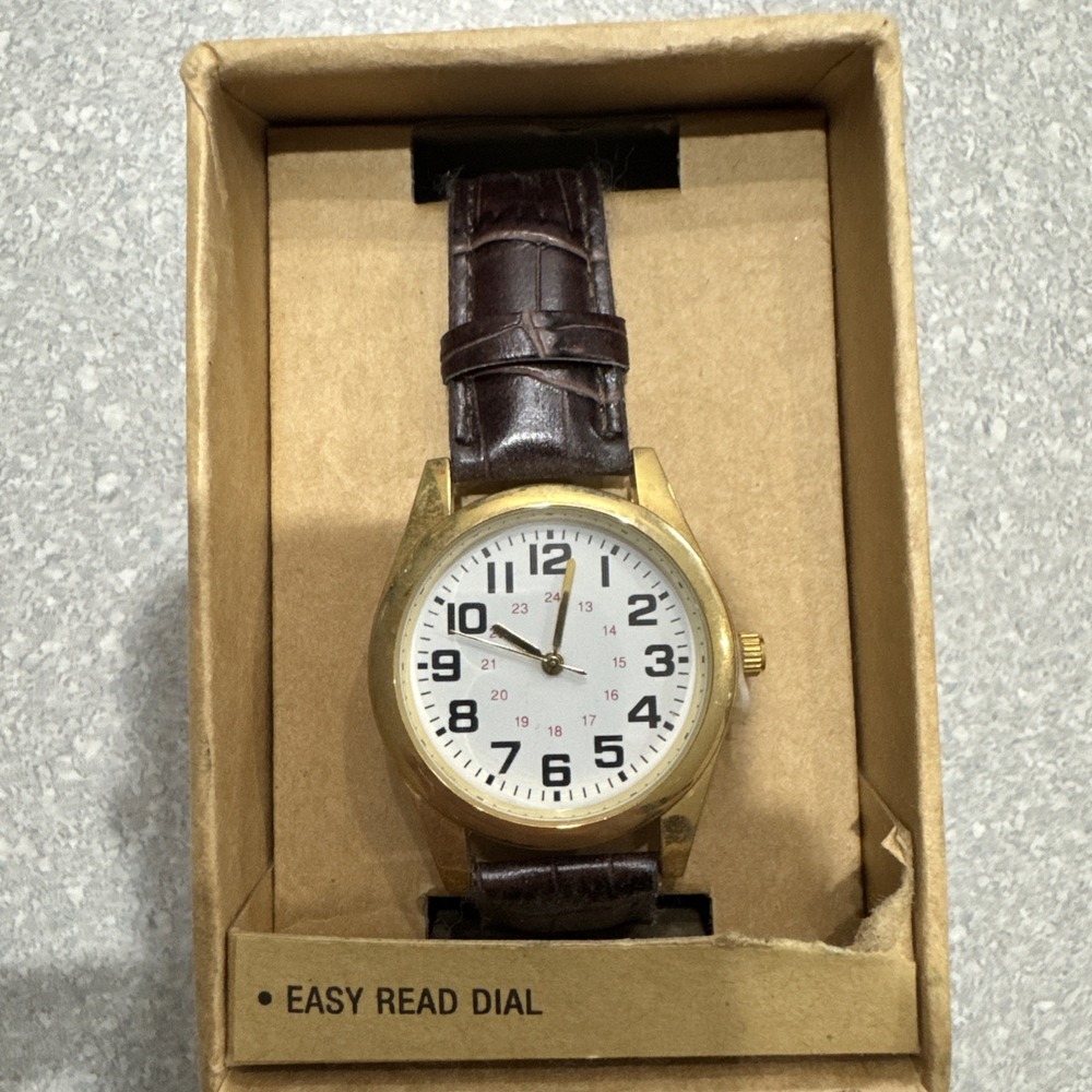 Great everyday watch. Quartz movement, new battery, working!